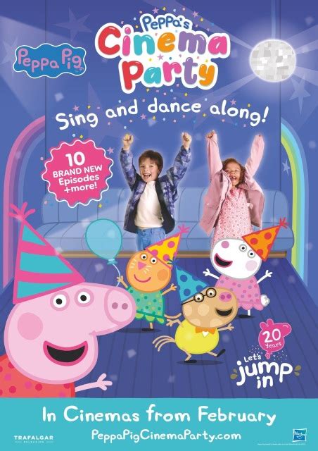 Choose your showtime. U. 11:20 AM; U. 11:50 AM; 01:45 PM; U. 01:10 PM; Book it. Details. Come on everybody it’s time for Peppa’s Cinema Party! This year Peppa Pig celebrates her 20th anniversary and to mark such a HUGE occasion she is throwing the MOST EPIC PARTY EVER – and all of her friends are INVITED ! …